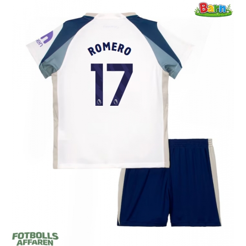 Tottenham Hotspur Cristian Romero #17 Hemmaställ Barn 2025-26 Kortärmad (+ Korta byxor)